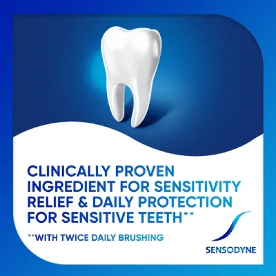Sensodyne Whitening Repair and Protect Toothpaste for Sensitive Teeth - 3.4oz image {7}