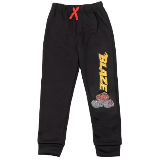 Blaze and the Monster Machines Toddler Boys Fleece Pullover Hoodie & Pants Set Red/Black  image {5}