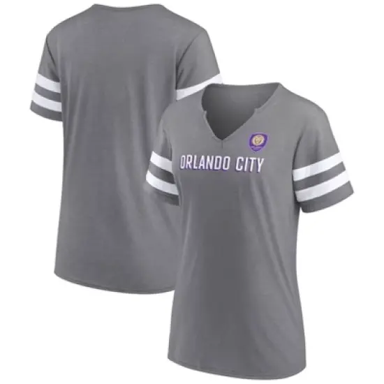 MLS Orlando City SC Women's Split Neck T-Shirt image {3}
