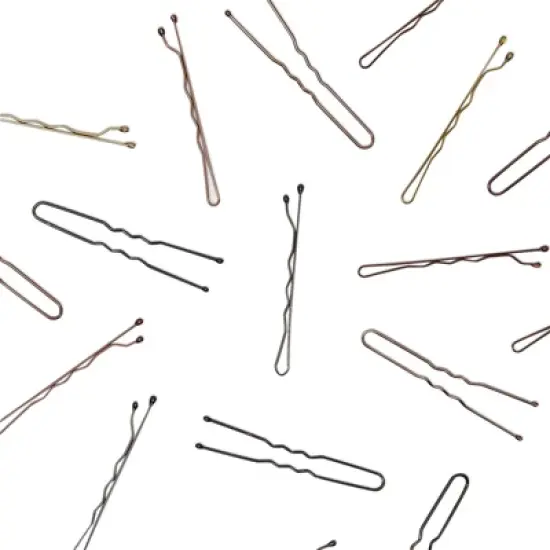 Okuna Outpost 360 Pieces U Shaped Hair Pins with Case, Hair Accessories for Women Girls (2 In, 4 Colors) image {7}