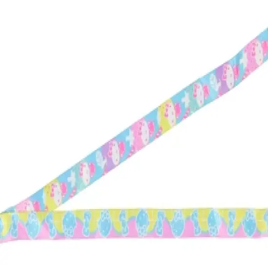 Hello Kitty Pastel ID Badge Holder Lanyard w/ Kitty Cup Rubber Pendant image {3}