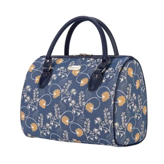 Signare USA Jane Austen Blue Travel Bag image {1}