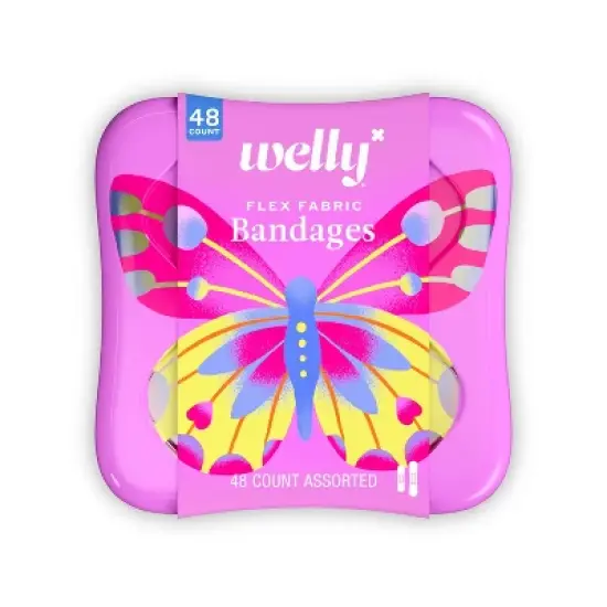 Welly Butterfly Bandages - 48ct image {8}