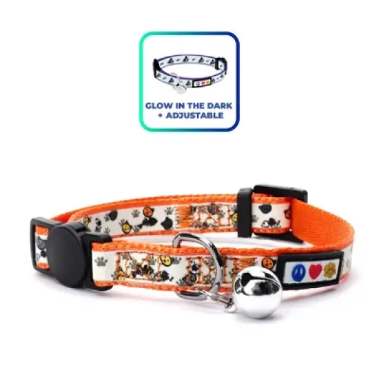 Pawtitas Glow In The Dark Adjustable Cat Collar image {15}