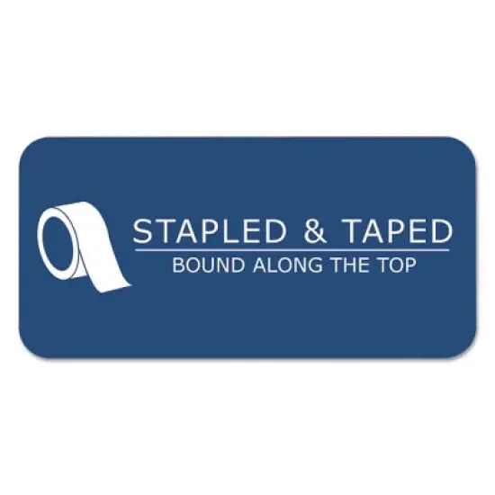 Roaring Spring WIDE Landscape Format Writing Pad, Unpunched with Standard Back, Medium/College Rule, 40 Canary-Yellow 11 x 9.5 Sheets image {4}