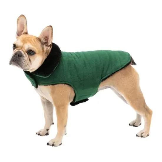 FurHaven Flex-Fit Reversible Dog Coat image {1}