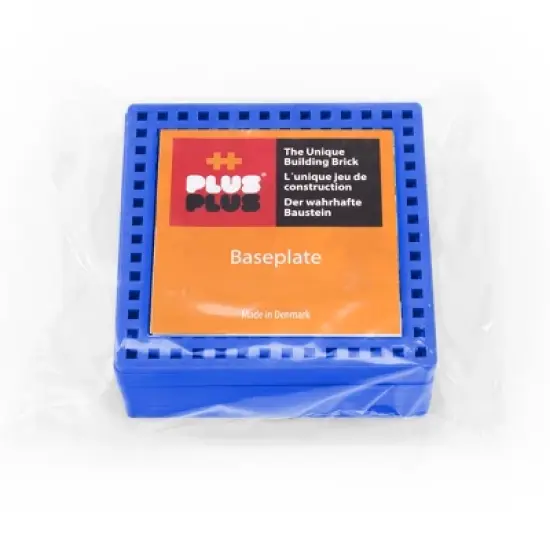 Plus-Plus Baseplates, Classroom Pack, Blue, Set of 12 image {1}