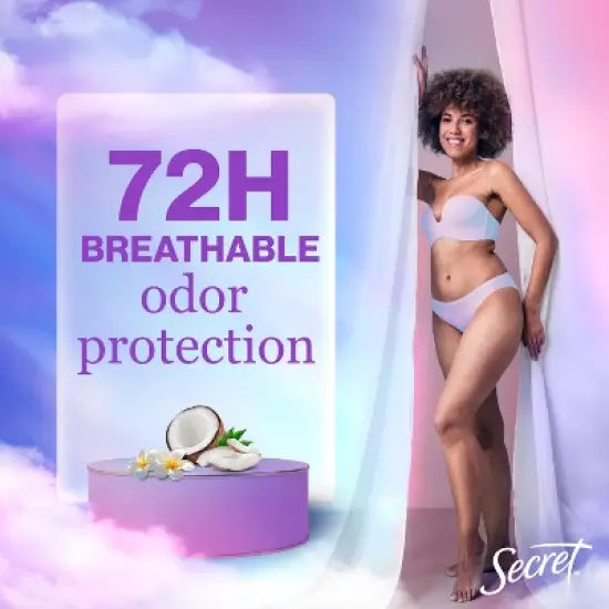 Secret Fresh Clear Gel Antiperspirant & Deodorant - Coconut Scent - 2pk/2.6oz image {4}