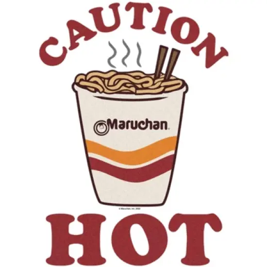Junior's Maruchan Caution Hot T-Shirt image {1}