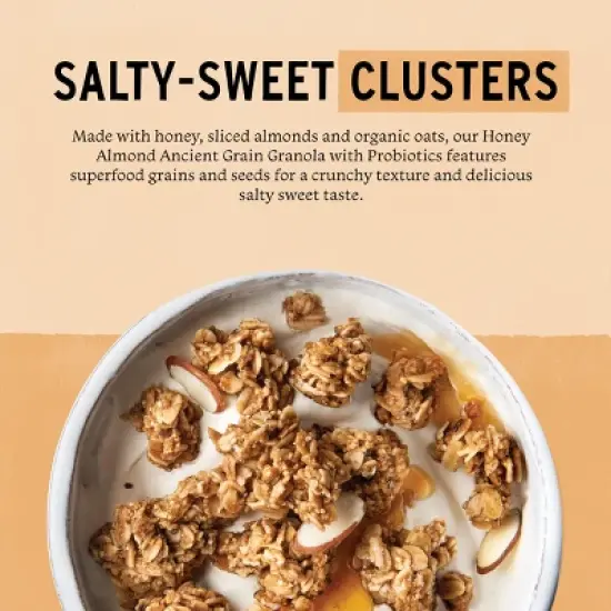 purely elizabeth. Honey Almond Probiotic Granola - 8oz image {2}