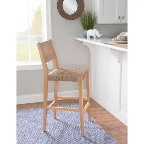 Set of 2 Clara Barstools Natural - Powell Company image {5}