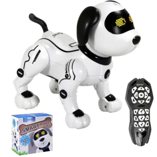 Contixo Smart Voice Recognition -Robot Dog R3 Black image {1}