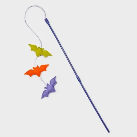 17.5" Bats Cat Wand Toy - Boots & Barkley&trade; image {3}