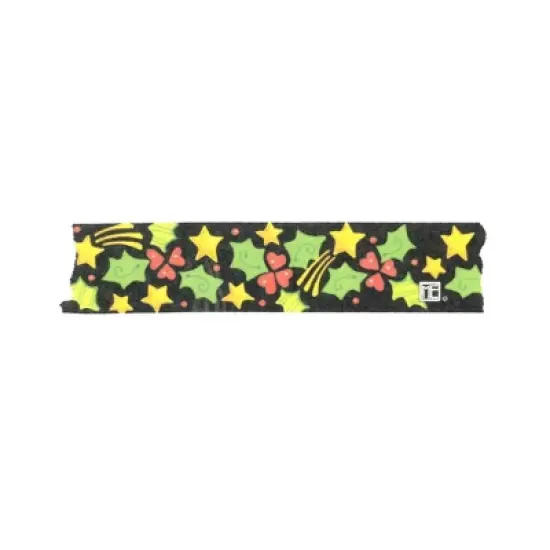 Mary Engelbreit Shooting Stars Holly Black Crafting Washi Tape 20mm image {1}