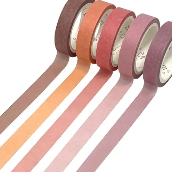 Wrapables Solid Color Washi Tape (Set of 5) image {16}