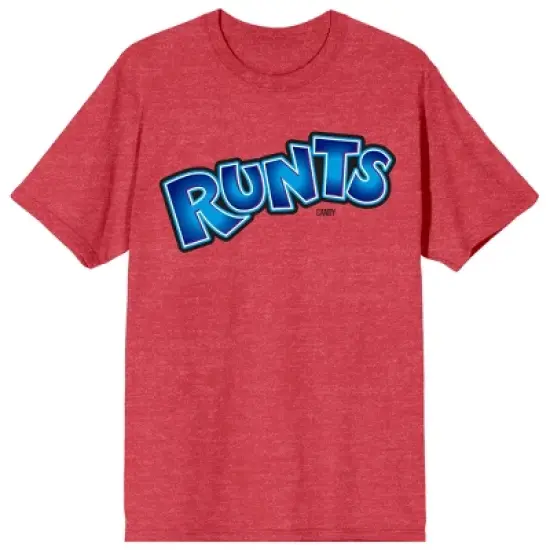 Runts Logo Crew Neck Short Sleeve Red Heather Women's T-shirt image {3}