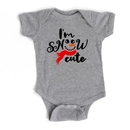 The Juniper Shop I'm Snow Cute Baby Bodysuit image {3}