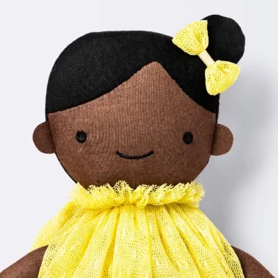 Plush Doll with Yellow Dress - Cloud Island&trade; image {2}