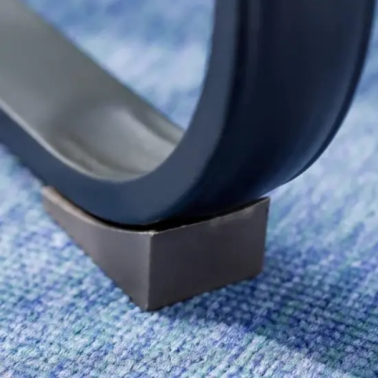 5pc Patio Set with Steel Table with 2" Umbrella Hole & Padded Sling C-Spring Arm Chairs - Captiva Designs image {12}