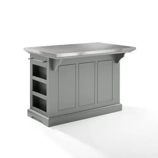 Julia Stainless Steel Top Kitchen Island - Crosley image {11}