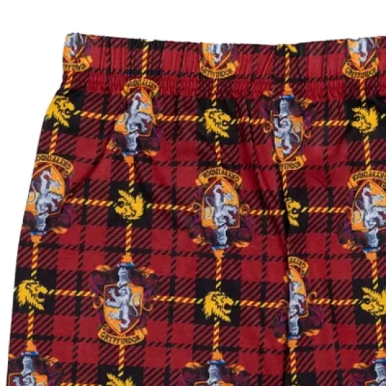 Harry Potter Hufflepuff Ravenclaw Slytherin Gryffindor Girls Pajama Shirt and Pants Little Kid to Big Kid image {5}