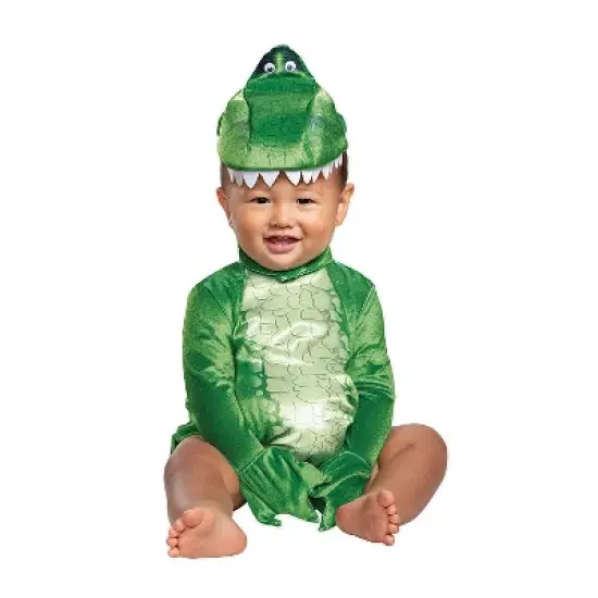 Infant Boys' Disney Toy Story 4 Rex Jumpsuit Costume - 12-18 Month - Green image {1}