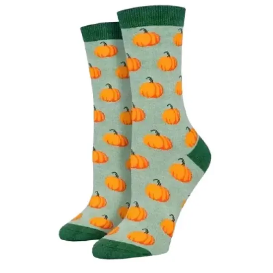 Pumpkin Patterned Socks from the Sock Panda (Men's or Women's Sizes)  - Great for Halloween image {5}