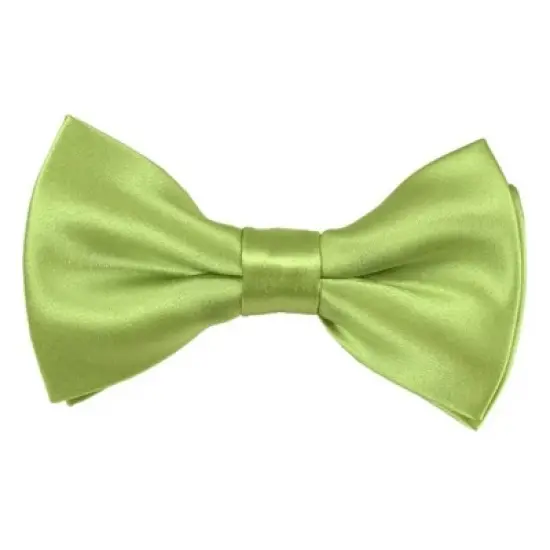 Men's Solid Color 2.5 W And 4.5 L Inch Pre-Tied adjustable Bow Ties image {48}