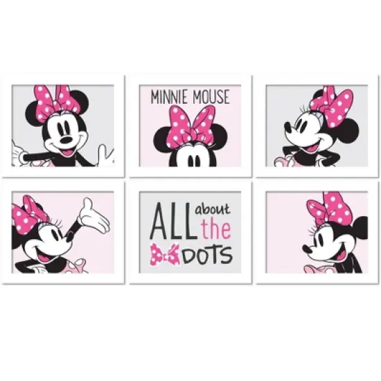 Lambs & Ivy Disney Baby Minnie Mouse Unframed Nursery/Child Wall Art image {2}