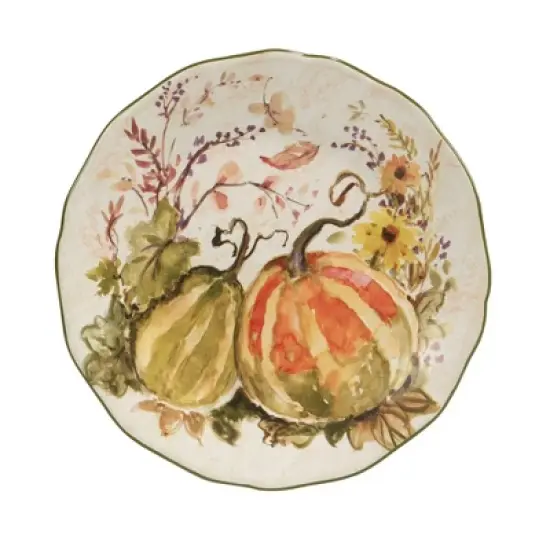 Set of 4 Harvest Morning Dessert Plates - Certified International image {3}