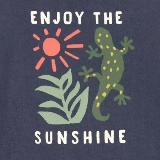 Carter's Just One You&reg; Baby Boys' 2pc Sunshine Top & Bottom Set - Olive Gray image {1}