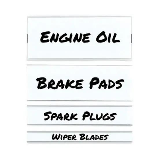 C-Line Magnetic Label Holders, Clear, 10/Pack, 6" x 2" image {6}