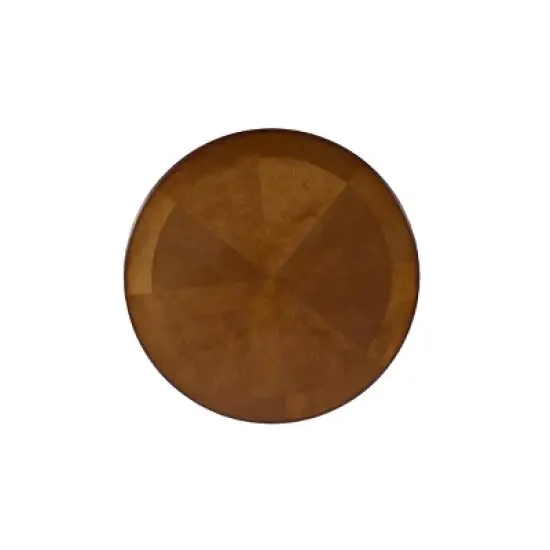 3pc Carter Pub Dining Set Metal/Tan/Cherry - Powell Company image {3}