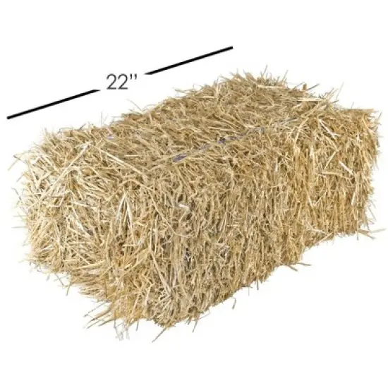 Garden Elements Straw Bale by Shady Creek Farm, Multi-Use for Farm & Home image {2}