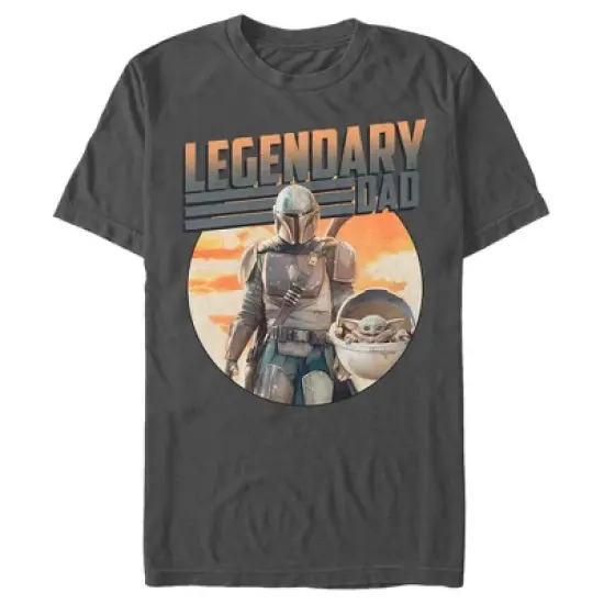 Men's Star Wars: The Mandalorian Din Djarin and Grogu Legendary Dad T-Shirt image {4}