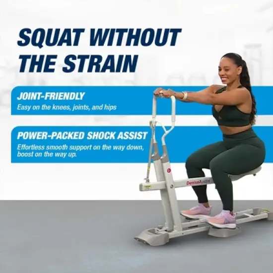 Stamina Products Denise Austin Booty Sculpting System, Squat Trainer Fitness Bench, Lower Body Workout Equipment for Thighs, Glutes, Hips image {3}