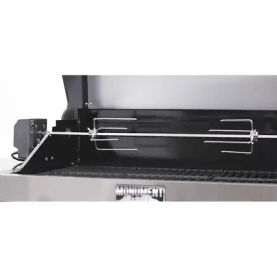 4-Burner Stainless Steel Rotisserie Kit - Monument Grills image {1}