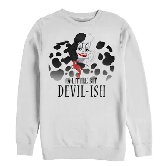 Men's One Hundred and One Dalmatians Cruella Devilish Sweatshirt image {2}