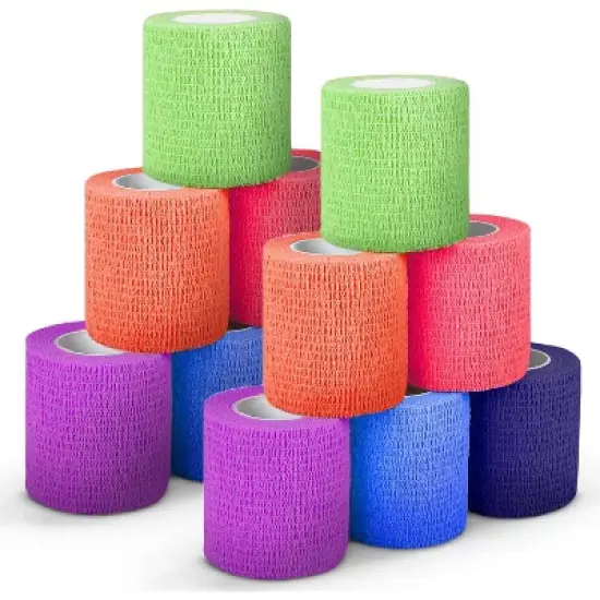 Self-Adherent Bandages, 3" x 5 Yards &ndash; Rainbow Colors image {7}