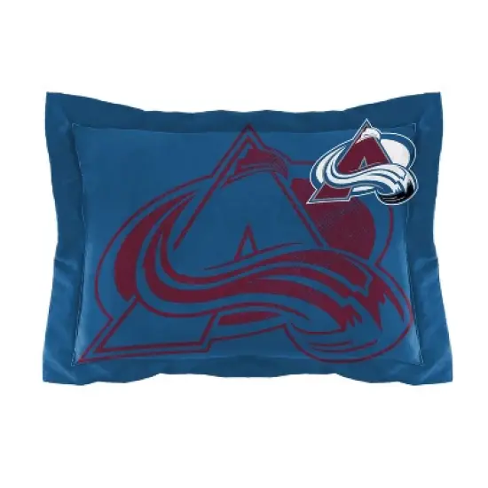 Sweet Home Collection NHL Colorado Avalanche Comforter & Pillow Sham Set image {2}