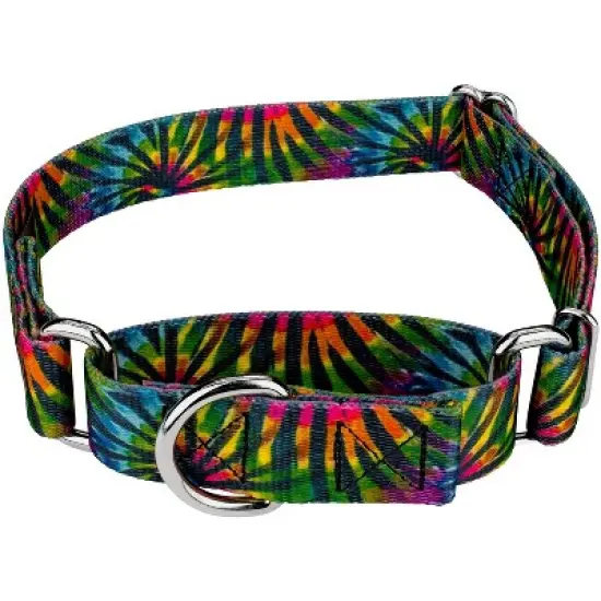 Country Brook Petz Tie Dye Stripes Martingale Dog Collar image {11}