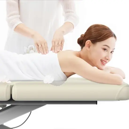 Dolonm Commercial Massage Table 31.5" Wide w/Storage & 700LBS Capacity - Fixed Backrest Salon Spa Bed image {5}