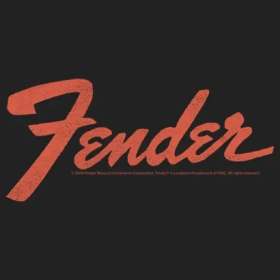 Junior's Fender Classic Logo Festival Muscle Tee image {1}