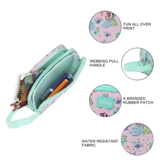 Disney Princesses Dual-Compartment Utility Case With Webbing Pull Handle image {2}