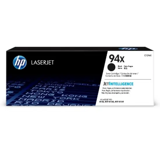 HP 94X High Yield Black Original LaserJet Toner Cartridge, ~2,800 pages, CF294X image {5}