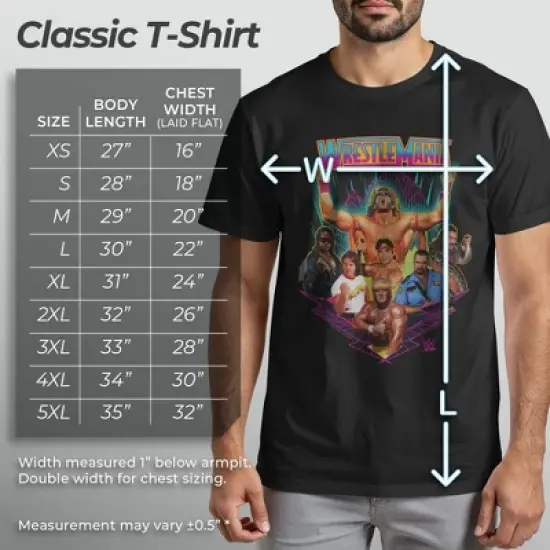 Men's WWE Futuristic WrestleMania Team T-Shirt image {5}