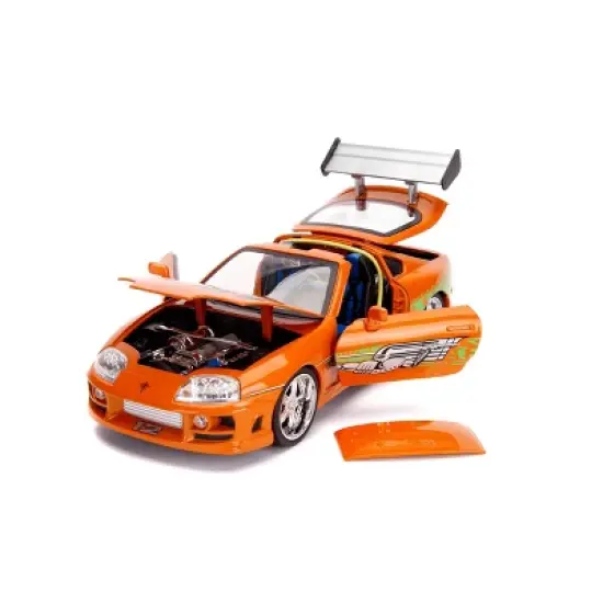 Fast & Furious 1:18 Scale Toyota Supra Die-cast Vehicle with Brian Figure image {5}