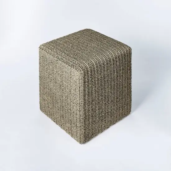 Lynwood Square Woven Cube Natural - Threshold&trade; designed with Studio McGee image {3}