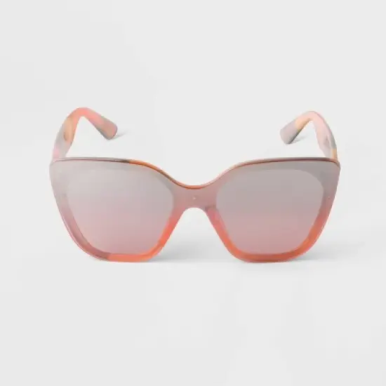 Women's Square Shield Sunglasses - A New Day&trade; image {3}
