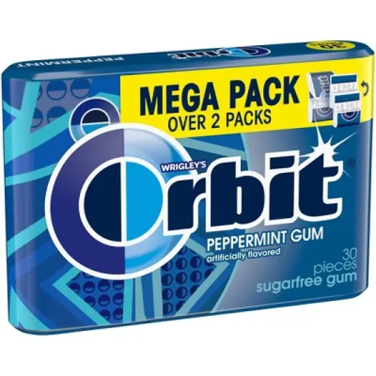 Orbit Gum Sugar-Free Peppermint Chewing Gum - 30ct image {7}